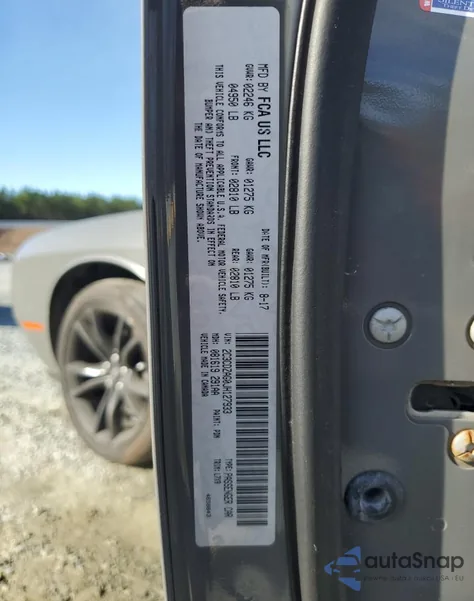 2018 Dodge Challenger Sxt from USA, damaged, VIN 2C3CDZAG0JH127933